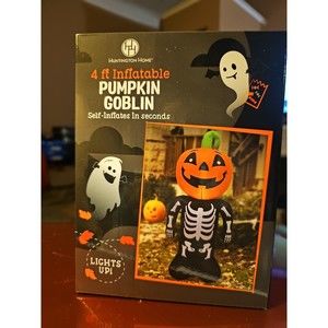 Halloween inflatable PUMPKIN GOBLIN 4FT